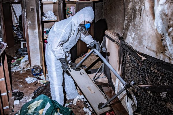 Intervention après incendie